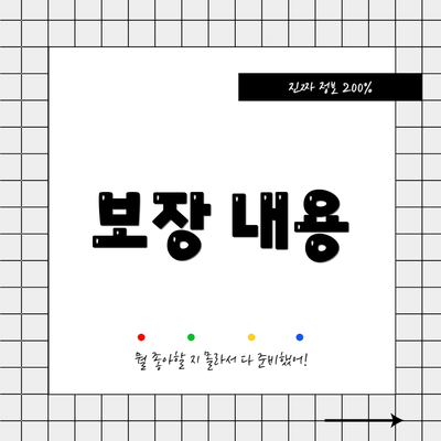 보장 내용