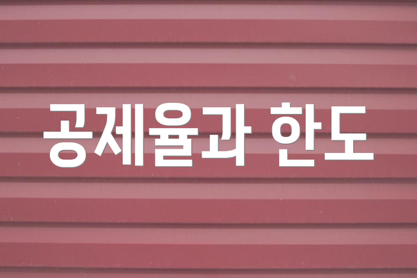 공제율과 한도