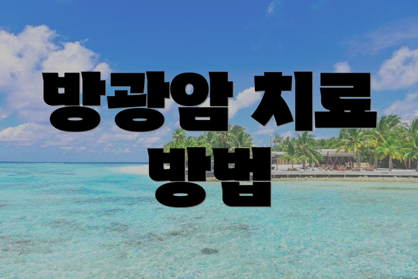 방광암 치료 방법