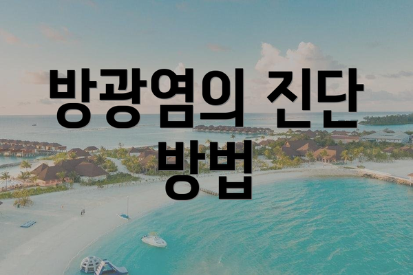 방광염의 진단 방법