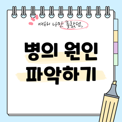 병의 원인 파악하기