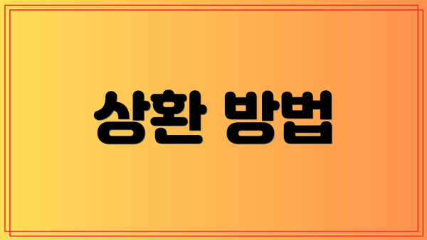 상환 방법