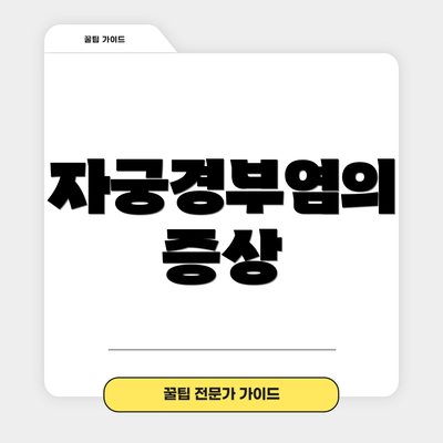 자궁경부염의 증상
