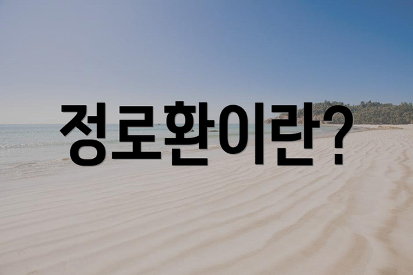 정로환이란?