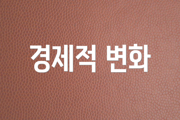 경제적 변화