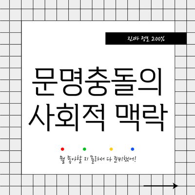 문명충돌의 사회적 맥락