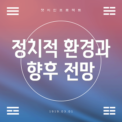 정치적 환경과 향후 전망
