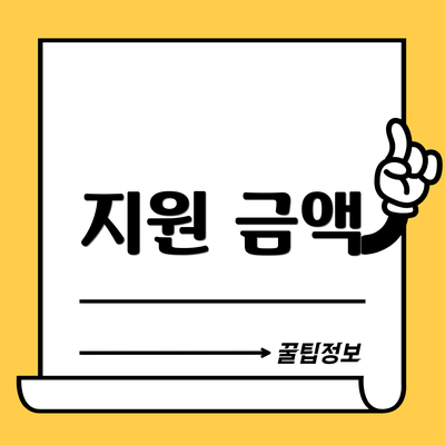 지원 금액