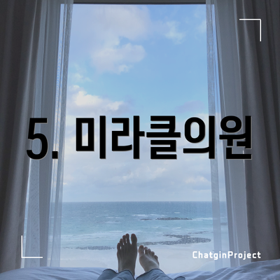 5. 미라클의원